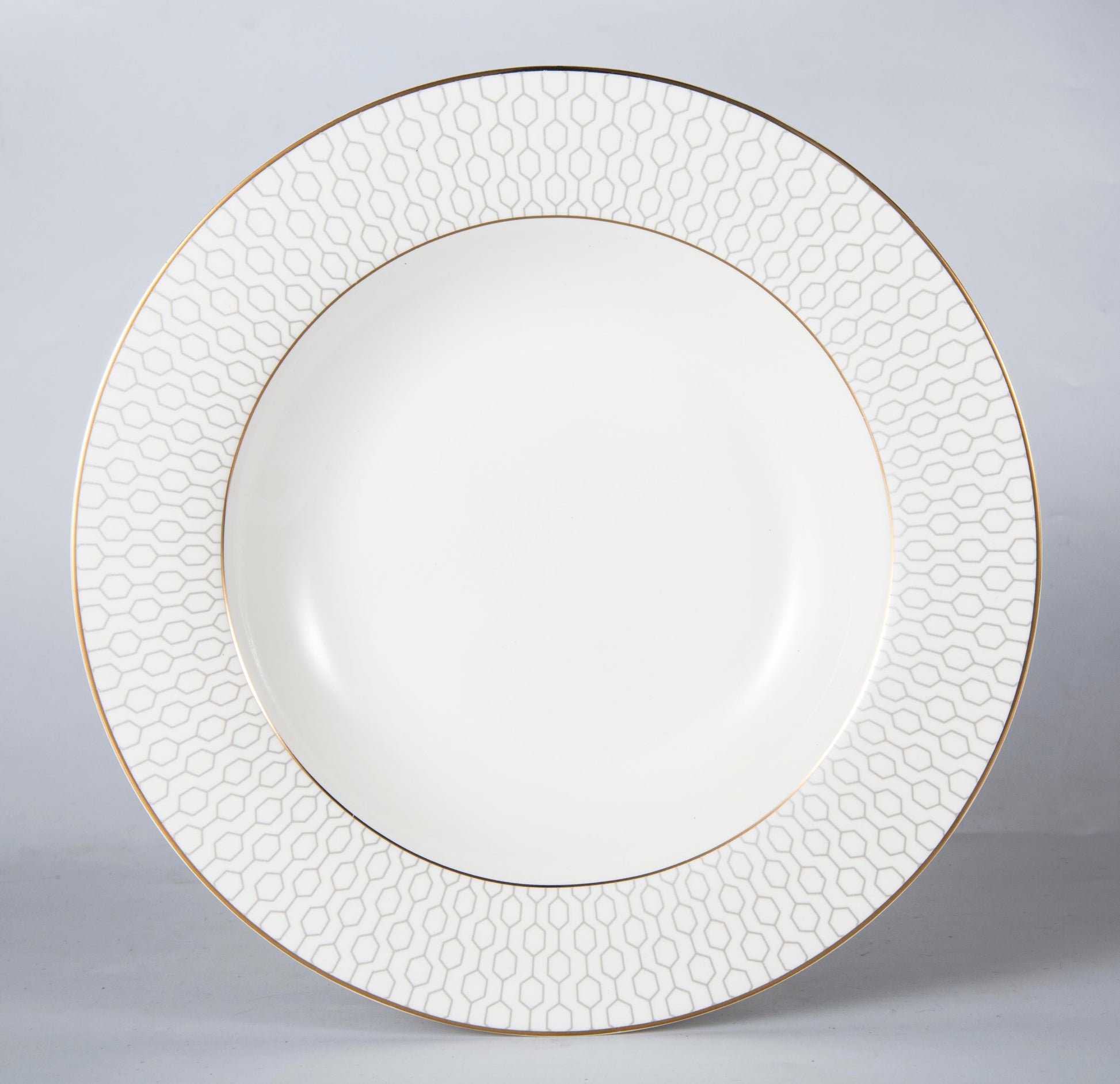 Symphony arris silver soup plate Ø:21.5cm