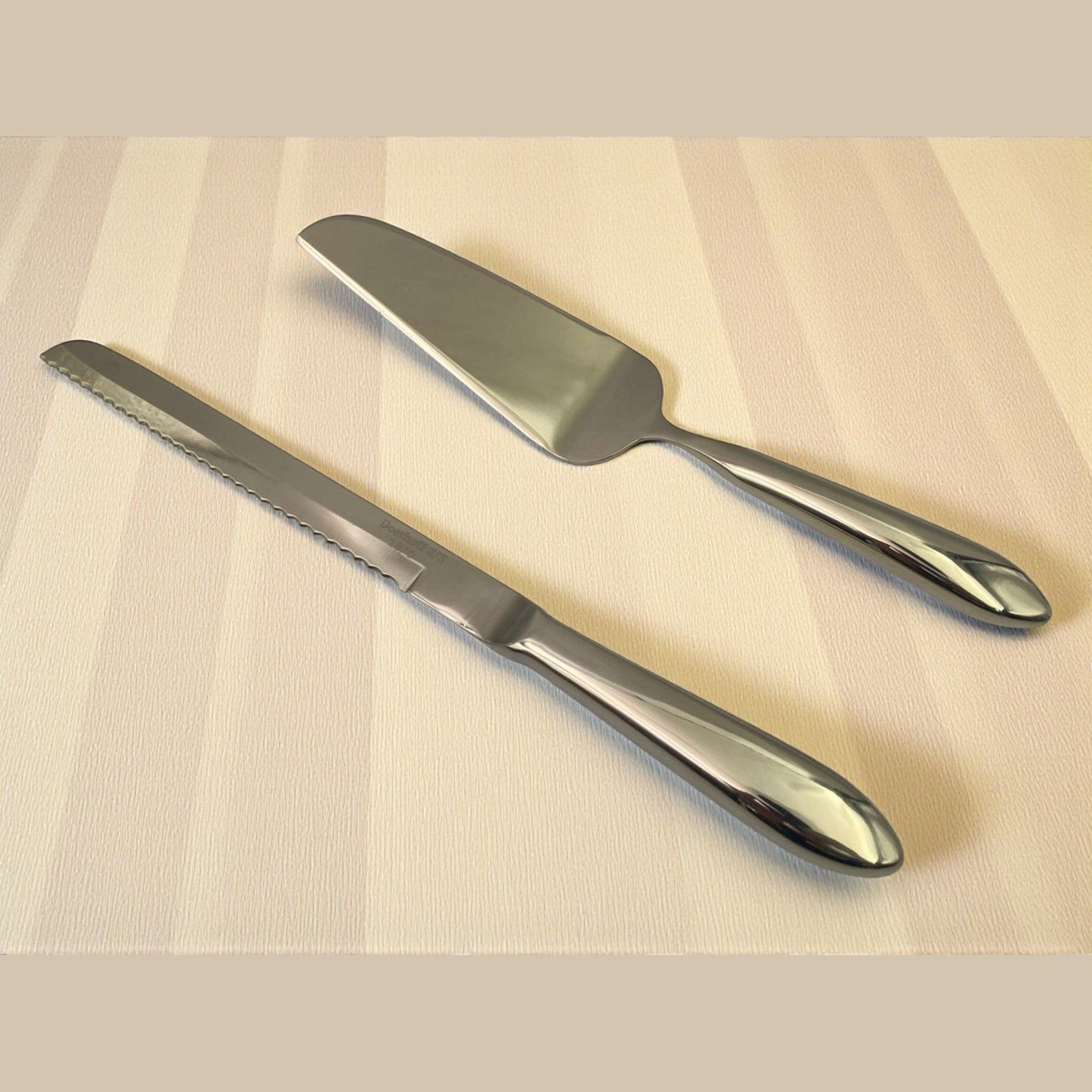 Dosthoff Golden SS Cake Serving Set Hollow Handle