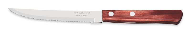 Tramontina polywood steak knife(red) 5" - set of 12