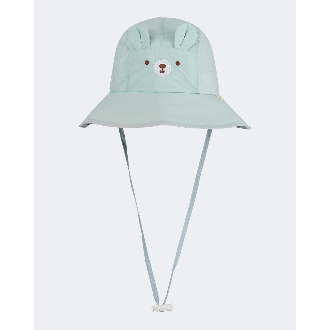 Oil And Gaz Stylish Kids Beach Bucket Hat Blue/Beige - Medaid International