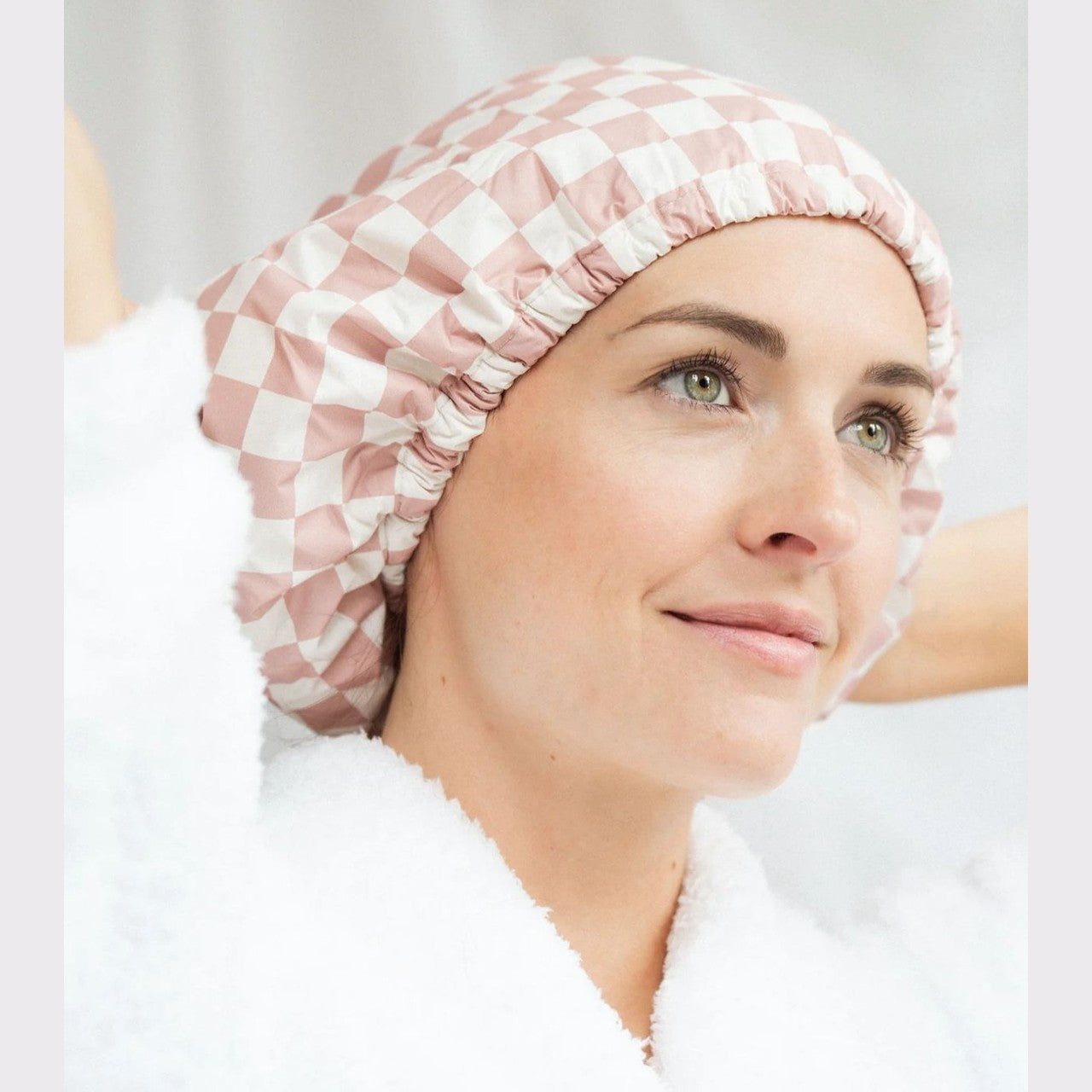Satin-Lined Flexi Shower Cap