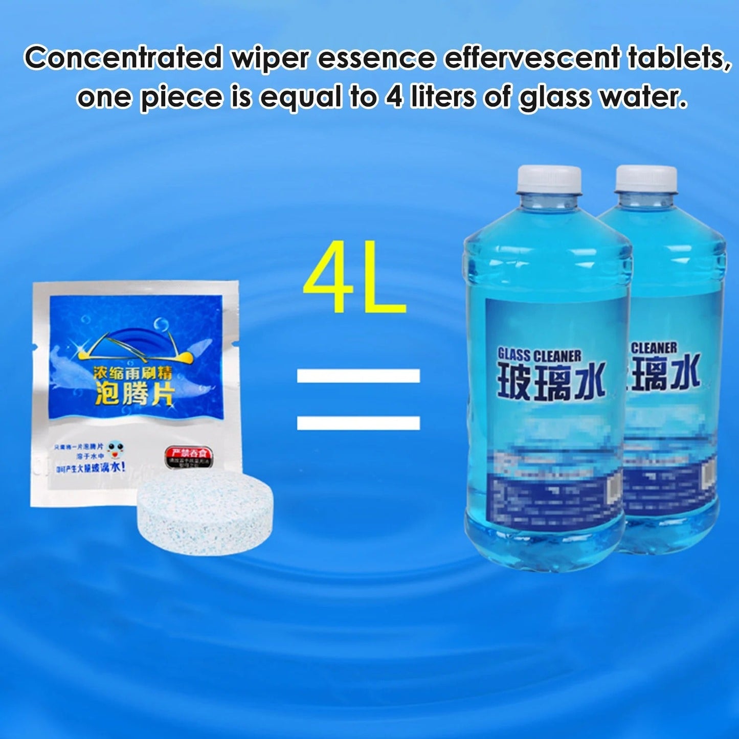 Glass Anti Friction Cleaning Tablets (Pack Of 10)