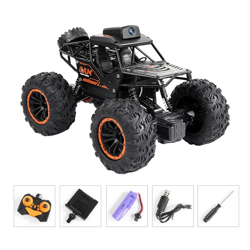 2.4G Controller APP Remote Control WiFi Camera High-speed Drift Off-road Car 4WD Double Steering Buggy RC Rock Crawler