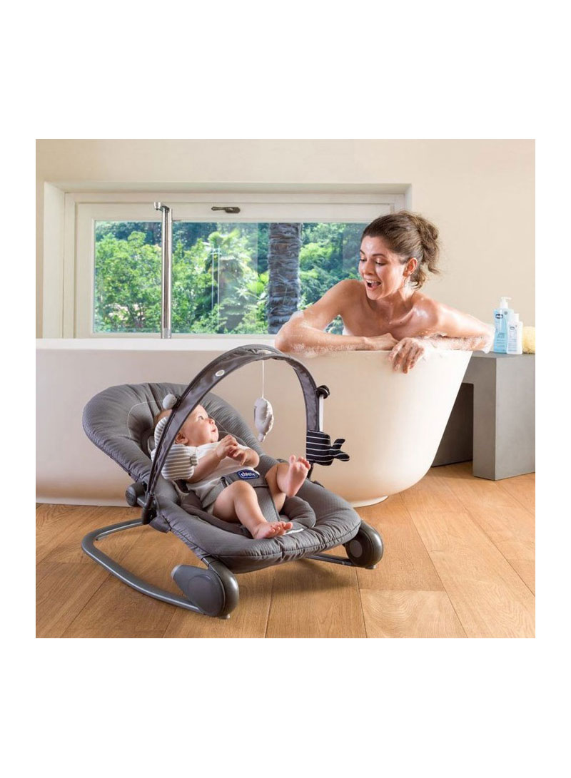 Chicco - Hoopla Bouncer With Toys - Grey - {79345}
