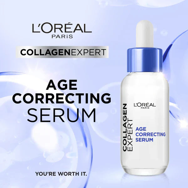 L’Oreal Paris Collagen Expert Age-Correcting Serum with Glycerin & Collagen Peptide Fractions 30ml