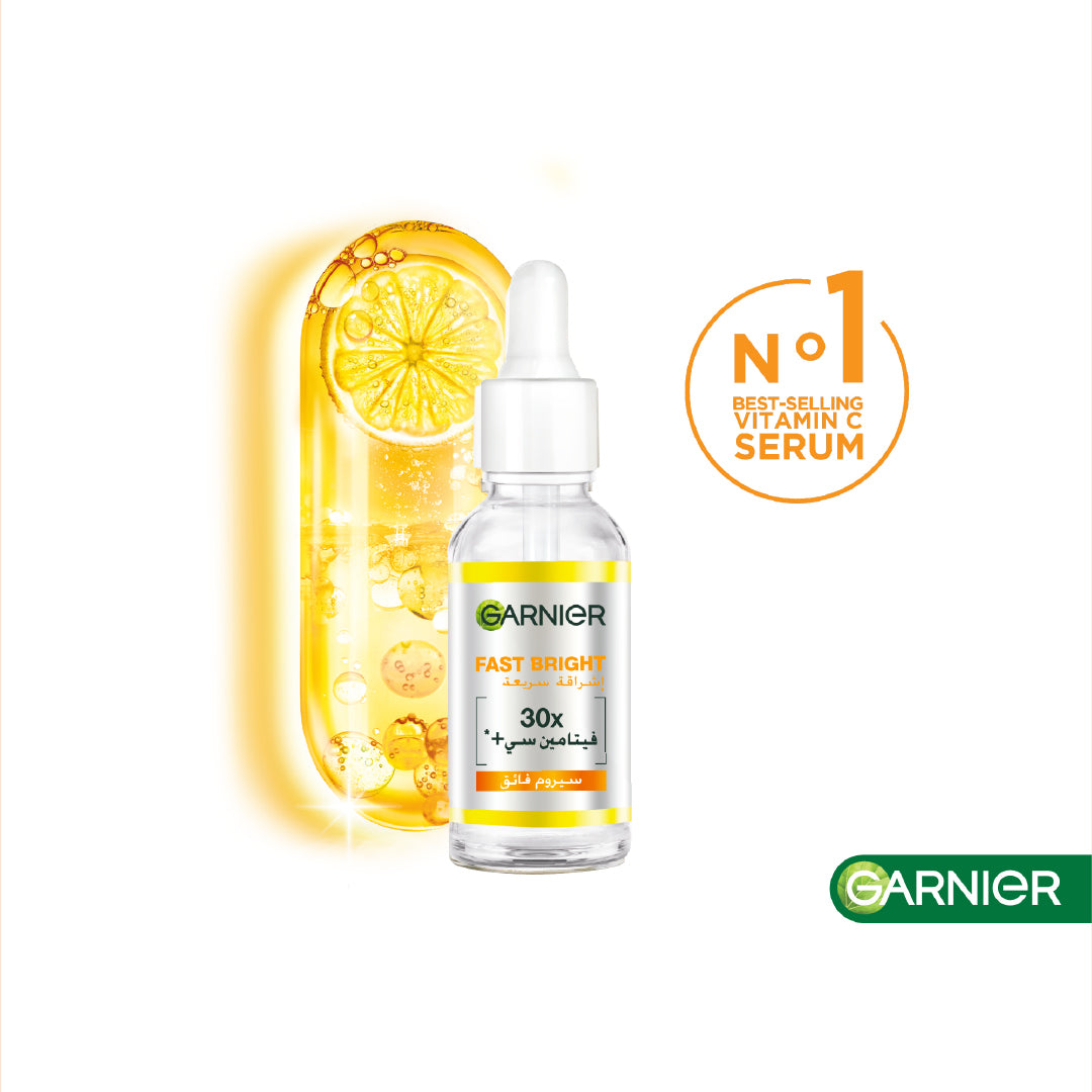 Garnier Skin Active Fast Bright Vitamin C + Niacinamide 30x Brightening Booster Serum