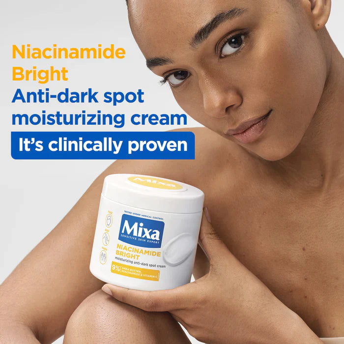 Mixa Niacinamide Bright Moisturising Anti-Dark Spot Cream Jar 400ml