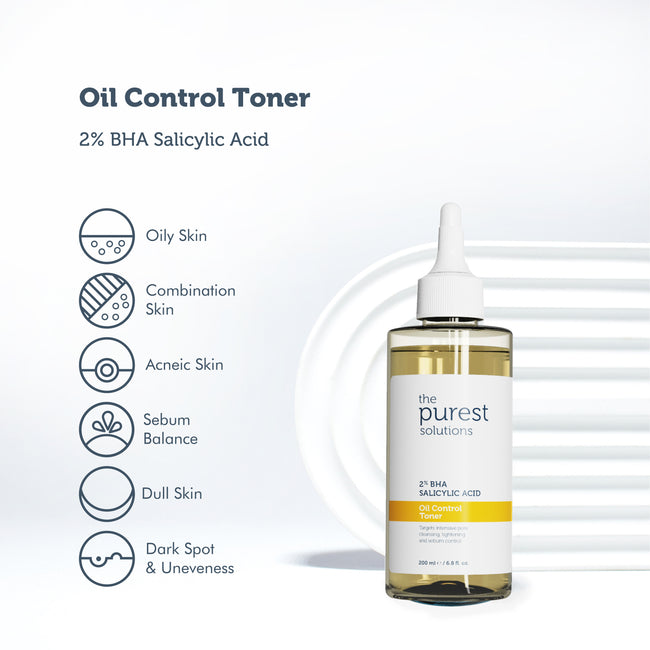 The Purest Solutions Oil Control Toner 2% BHA SALICYLIC ACID