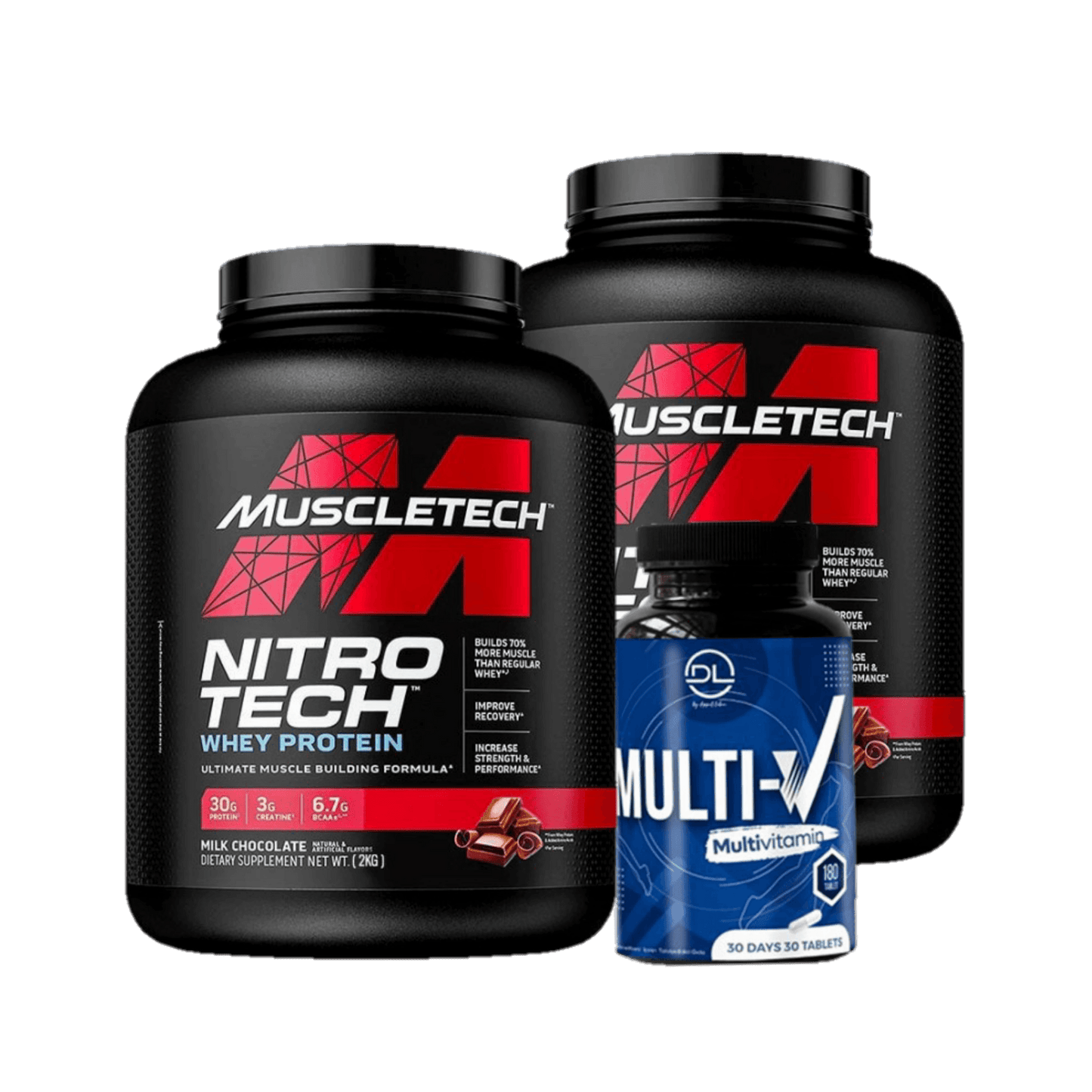 2 Nitro Tech + Multi Vitamins