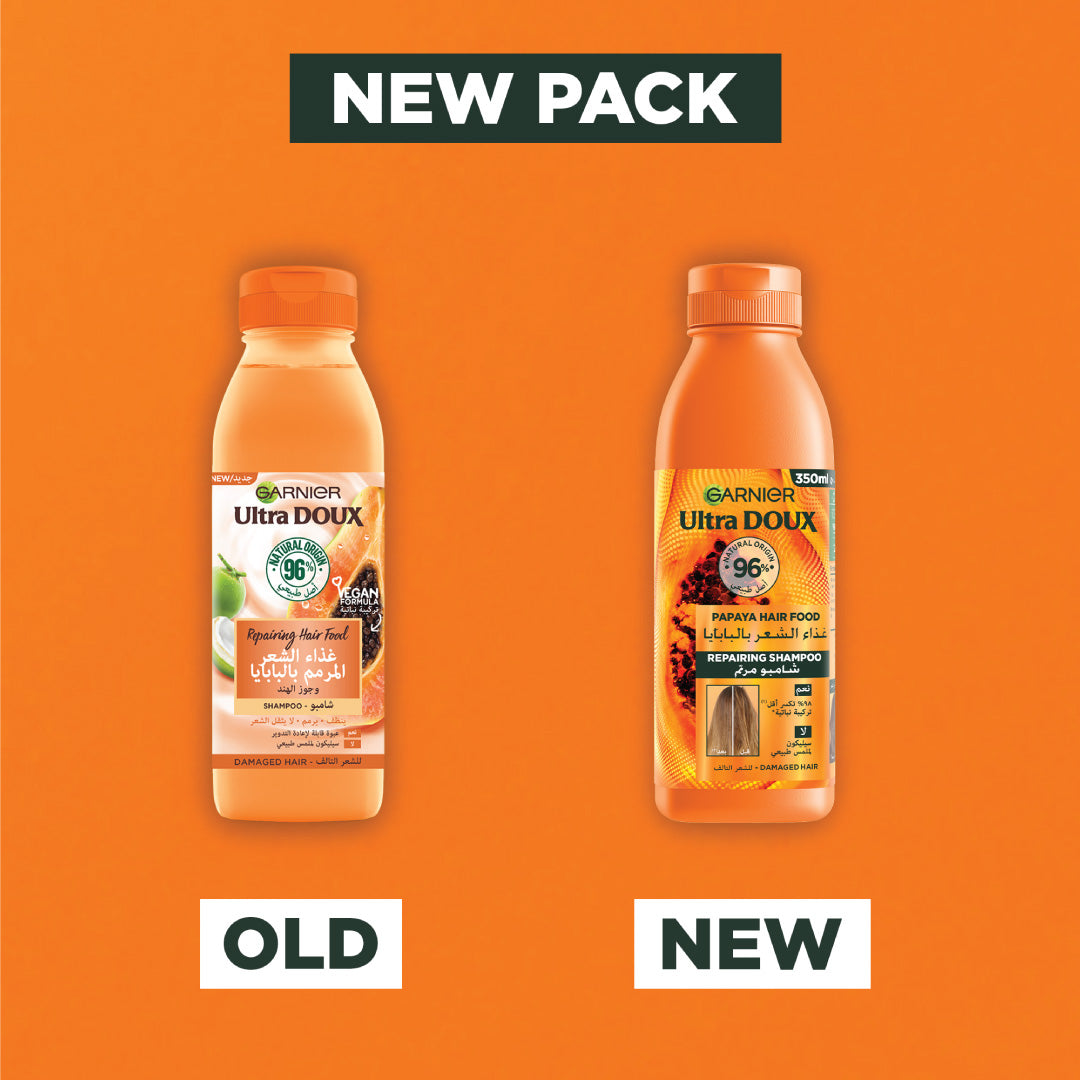 Garnier Ultra Doux Vegan Hair Food Papaya & Amla Shampoo