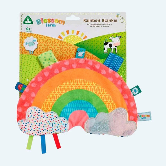 Elc Blossom Farm Rainbow Blankie