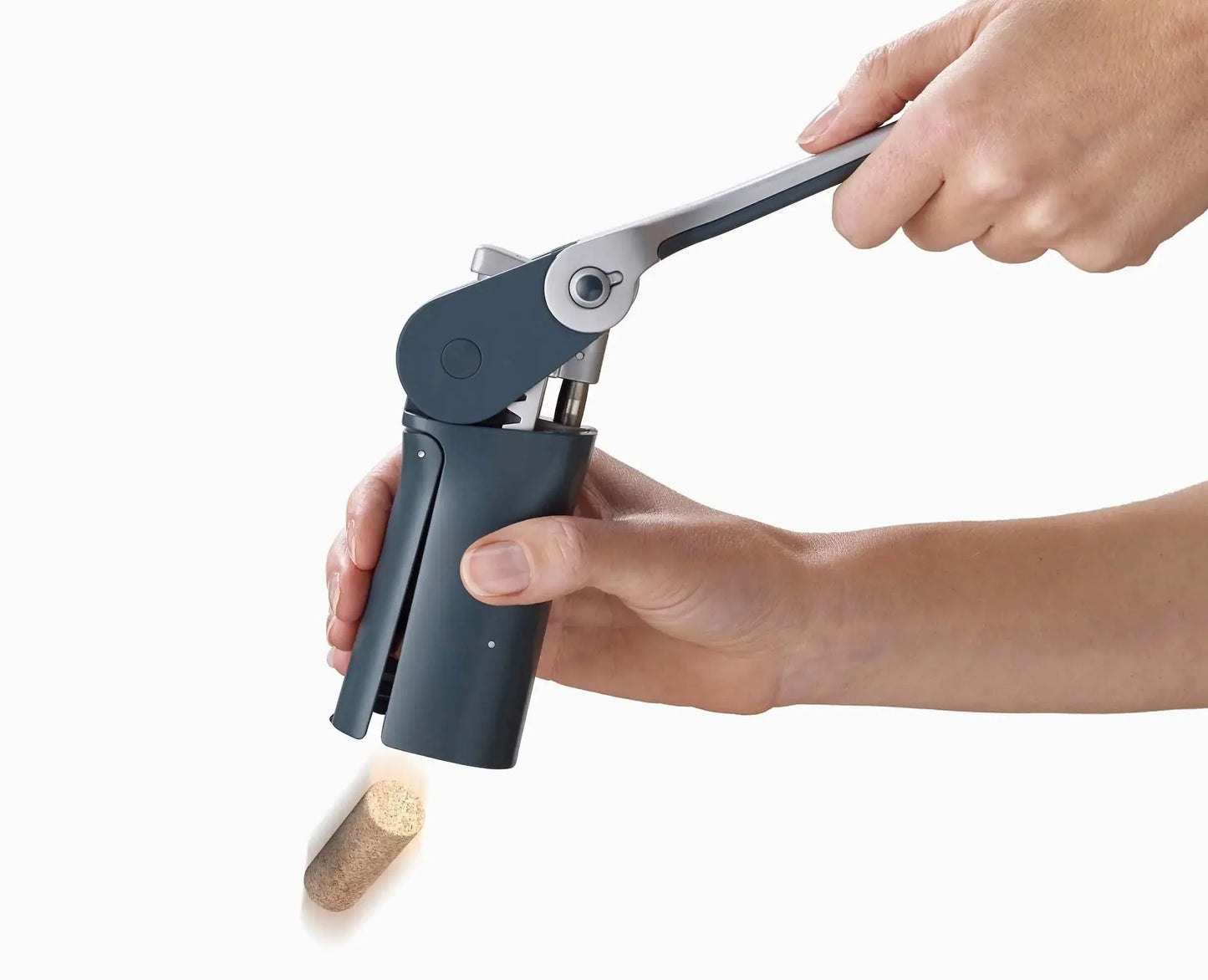 Joseph Joseph BarWise Compact Folding Lever Corkscrew Wine Opener with Foil Cutter, One-size, Blue