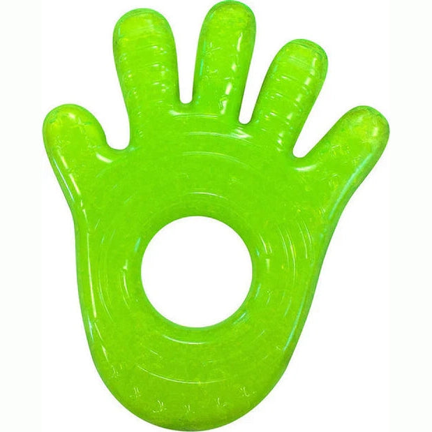 Munchkin- Fun Ice Chewy Teether 0m+ - Green Hand Shape
