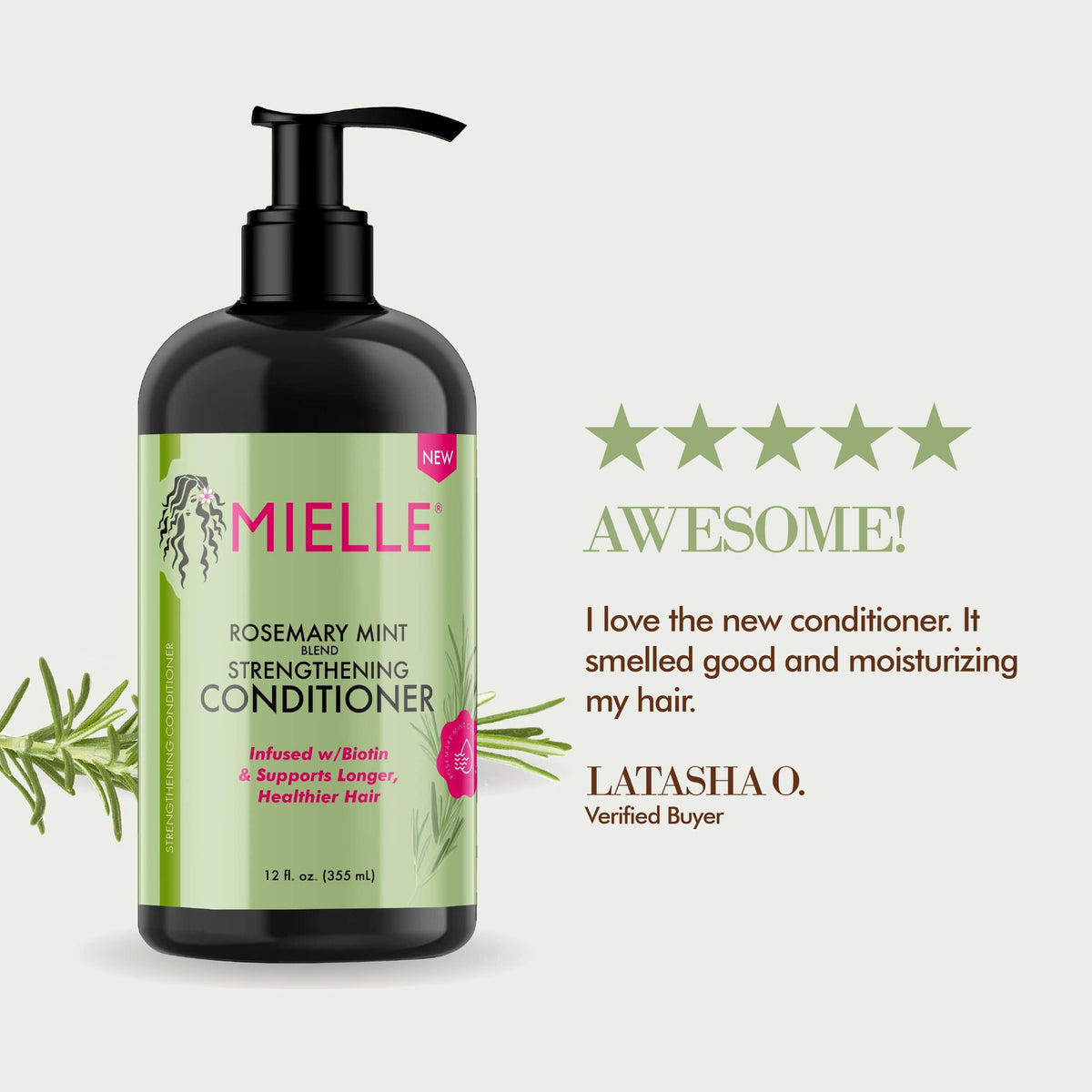 Mielle Organics- Rosemary Mint Strengthening Conditioner