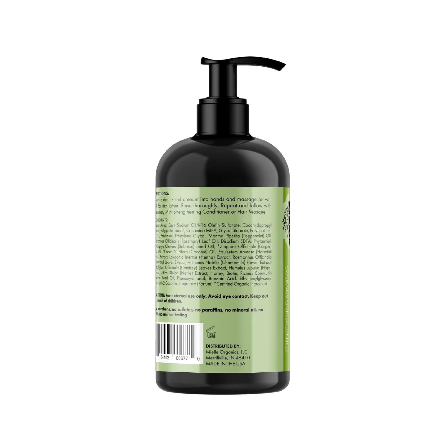 Mielle Rosemary Mint Strengthening Shampoo (355 Ml) - Medaid International