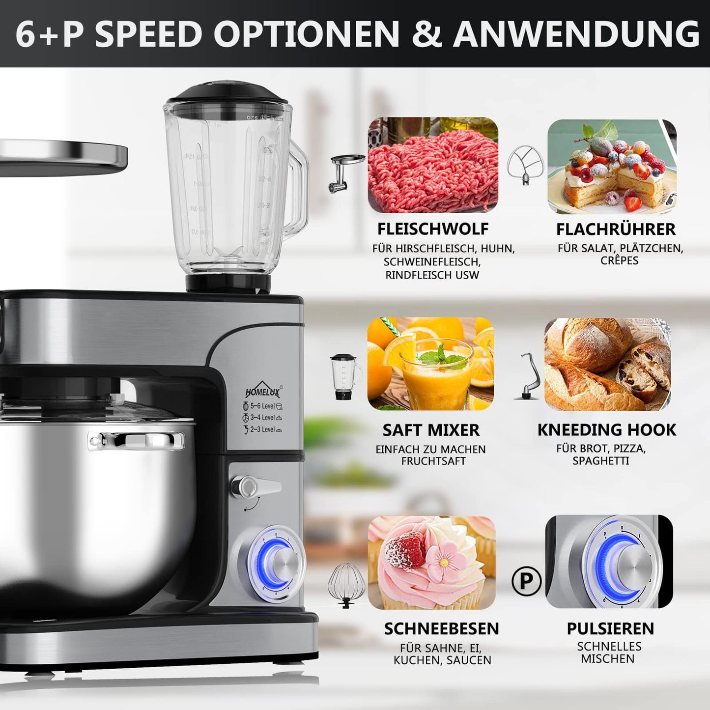 3 IN 1 HOMELUX FOOD PROCESSOR - Medaid International