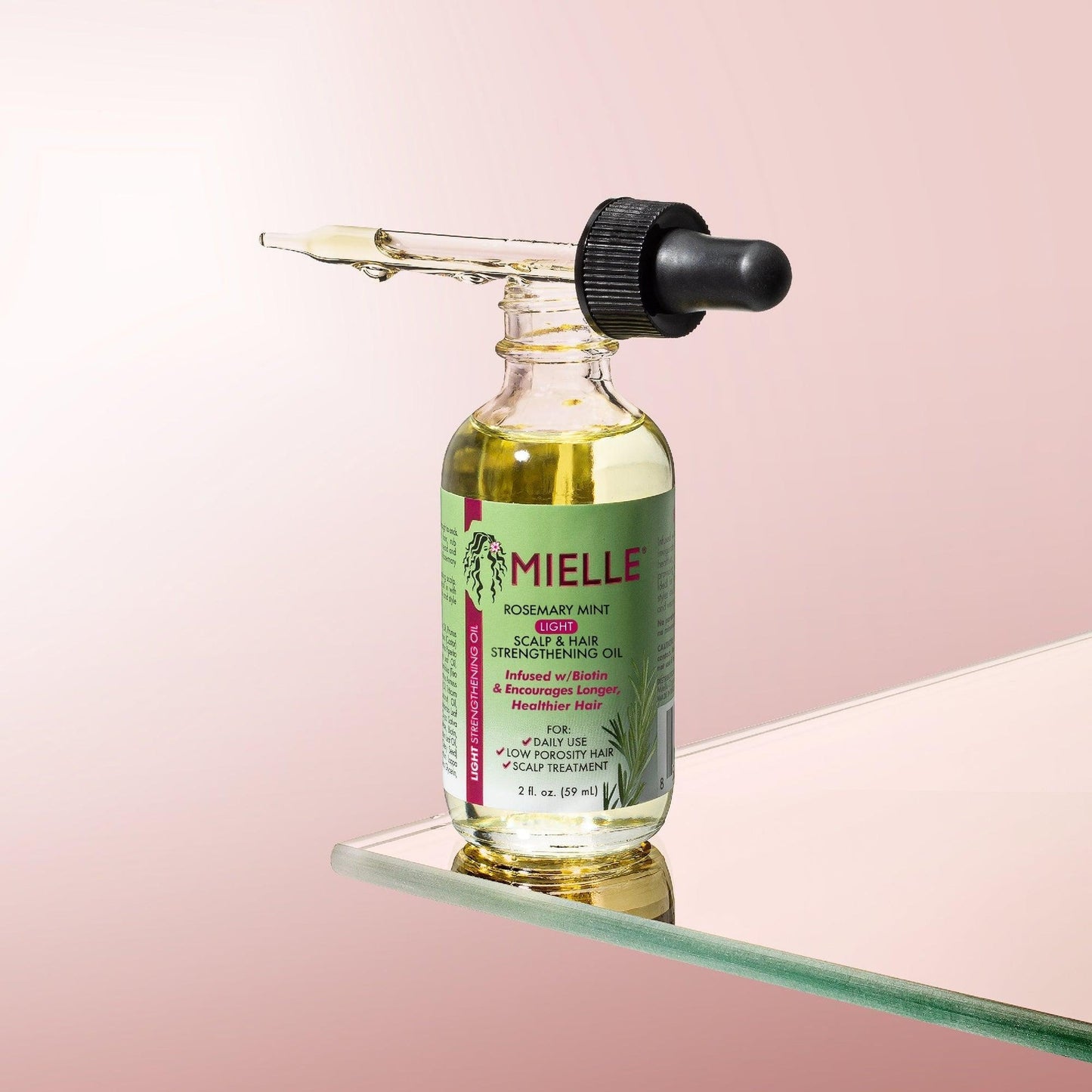 Mielle Organics Rosemary Light Mint Scalp & Hair Strengthening Oil With Biotin & Essential Oils - Medaid International