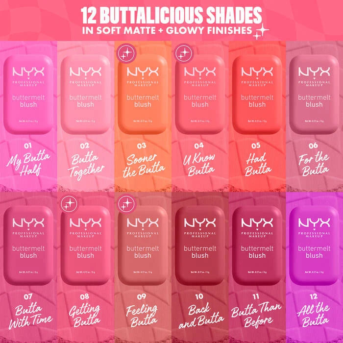 NYX Buttermelt Blush (feeling butta)