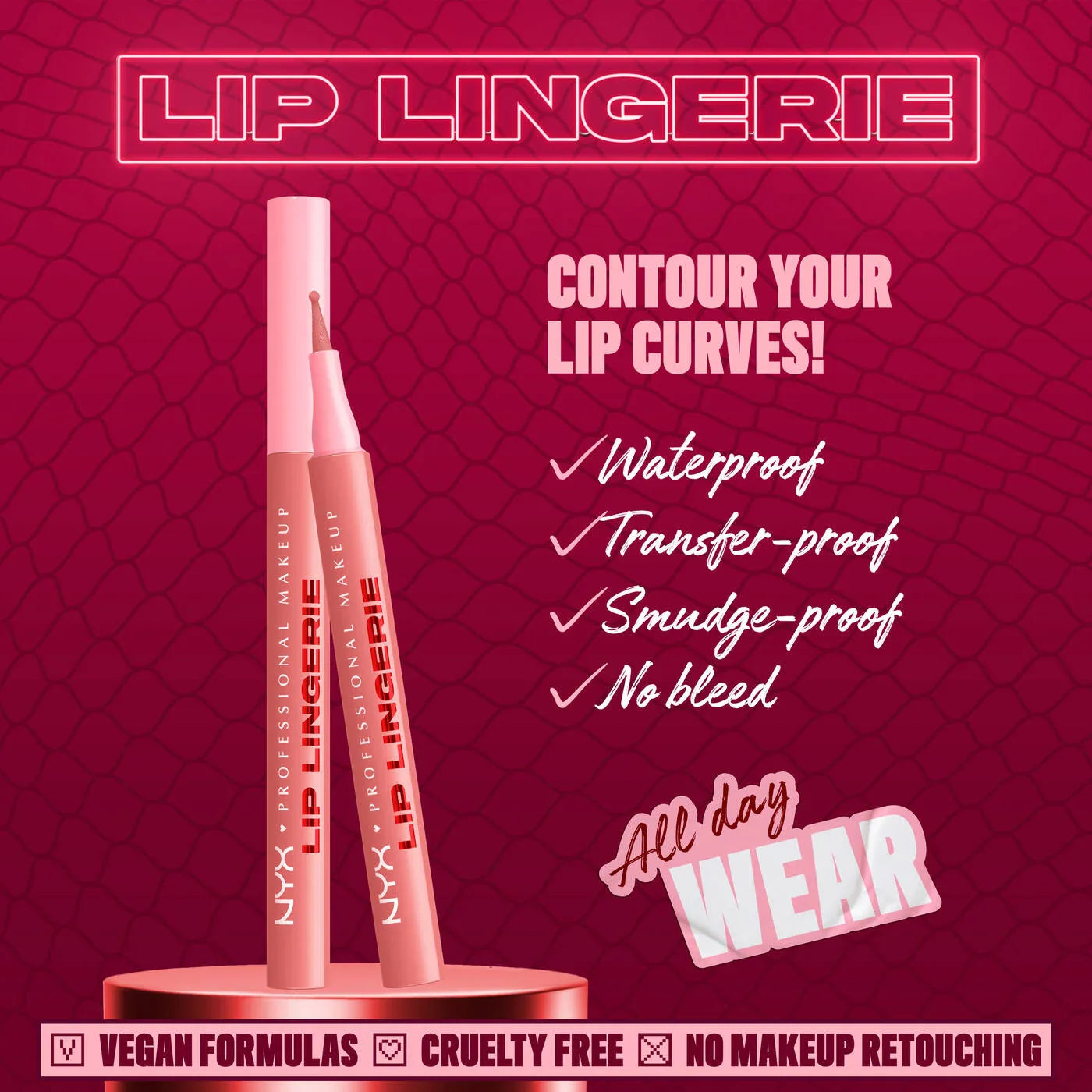 NYX Lip Lingerie Lip Liner Stain-SHADE CUFF ME