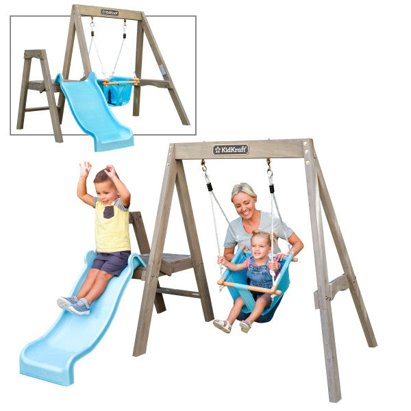 First Play Wooden Swing Set By Kidkraft - Medaid International
