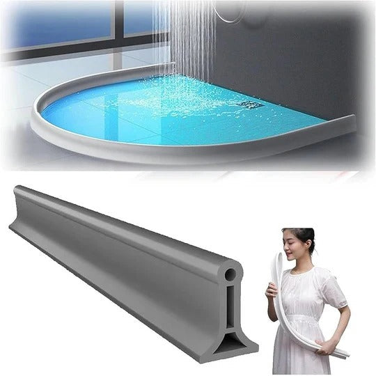 Silicone Shower Water Stopper – Flexible Barrier Strip 200cm