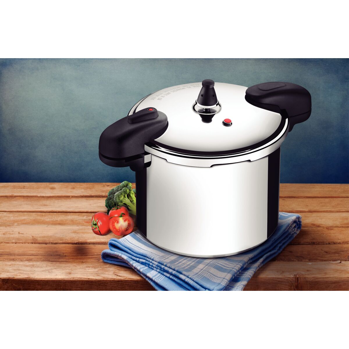 Tramontina Valência Polished Aluminum Pressure Cooker