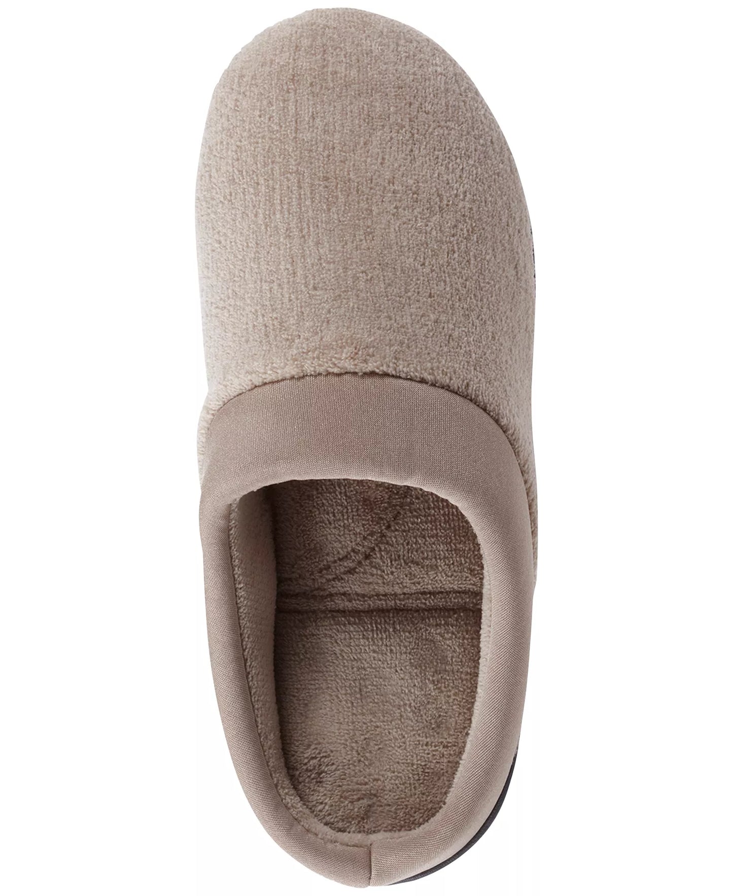 Isotoner Signature  Women's Beige Microterry Pillowstep Slippers with Satin Trim Slipper |Isotoner Signature  in Lebanon