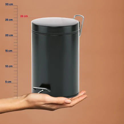 Kela Dust Bin Monaco Black 3L