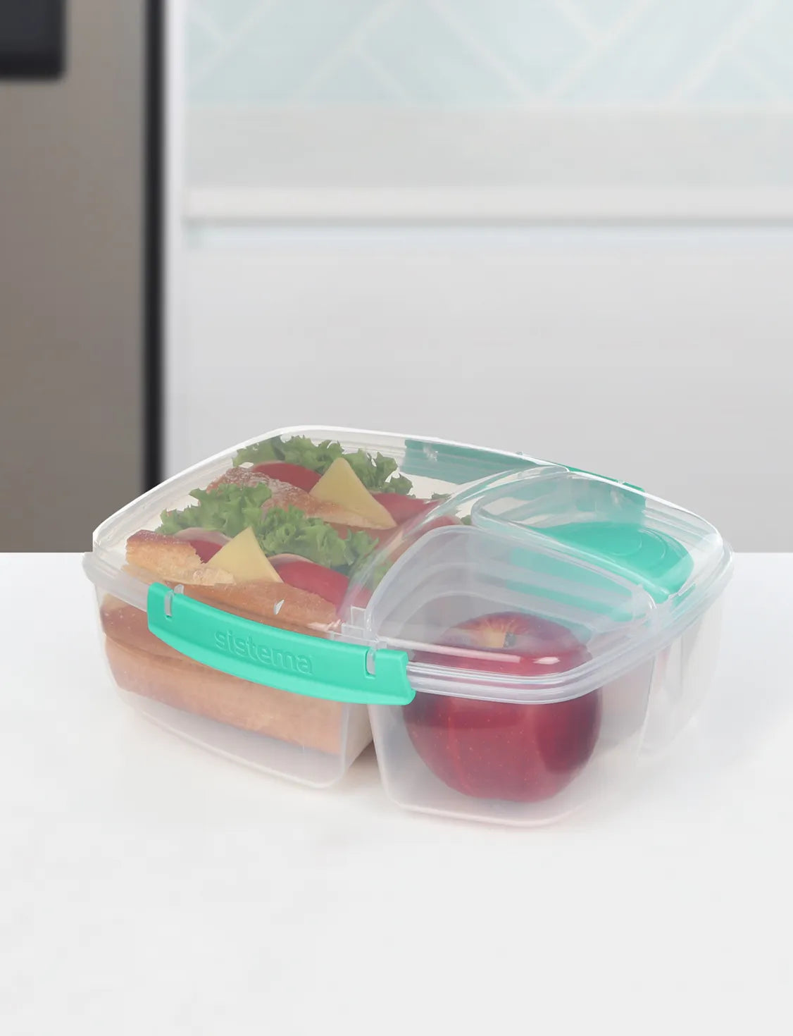Sistema TO GO triple split 2L (Minty Teal)