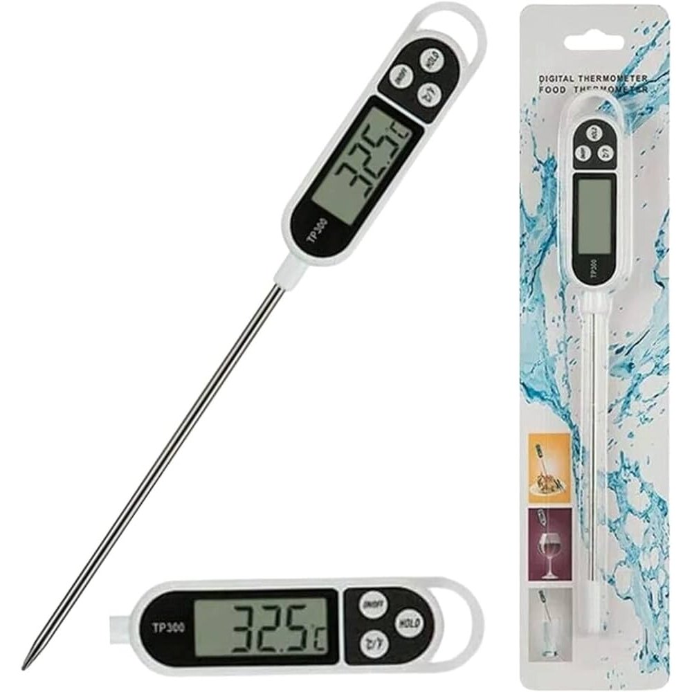 Digital Probe Thermometer for Accurate Food Temperature Reading