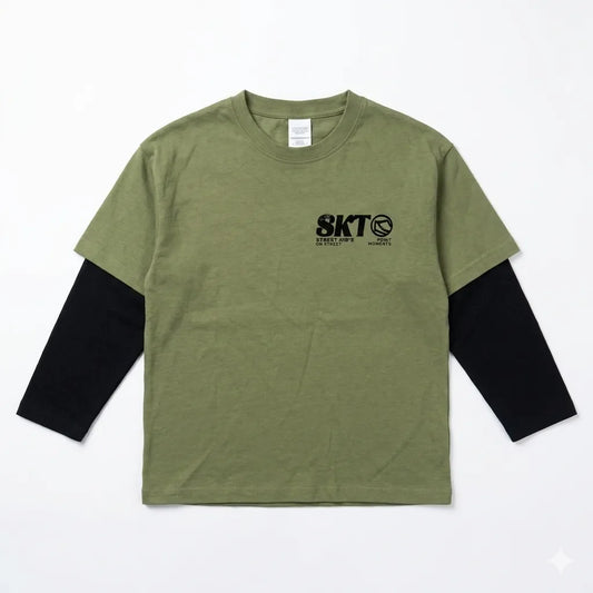 Zara Boy's Sage Green & Black Layered Blouse | Zara In Lebanon