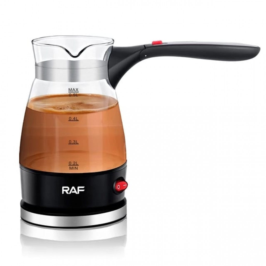 Raf Glass Coffee Pot Maker Heater Kettle 600W & 500ML R128 - Medaid International
