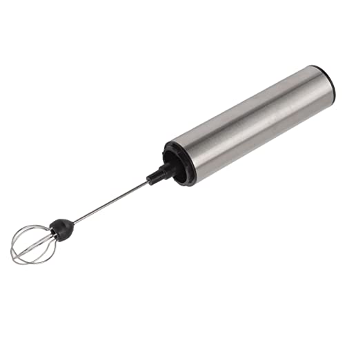 Euvaromex - Electric Milk Frother, Handheld Stainless Steel, Detachable Foamer for Smoothies & Cocktails