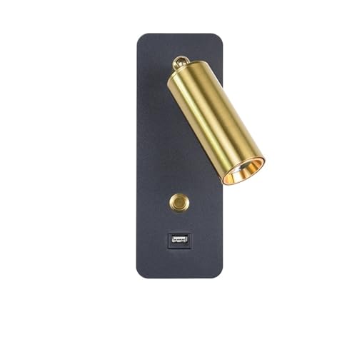 Lkhfoaqm - LED Wall Lights with Switch, USB Interface, 7W, Modern Design