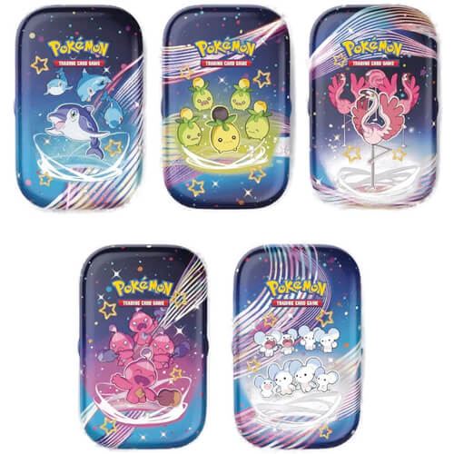 Pokemon TCG: PALDEAN FATES SV4.5 Mini Tin (1 Random) - Medaid International