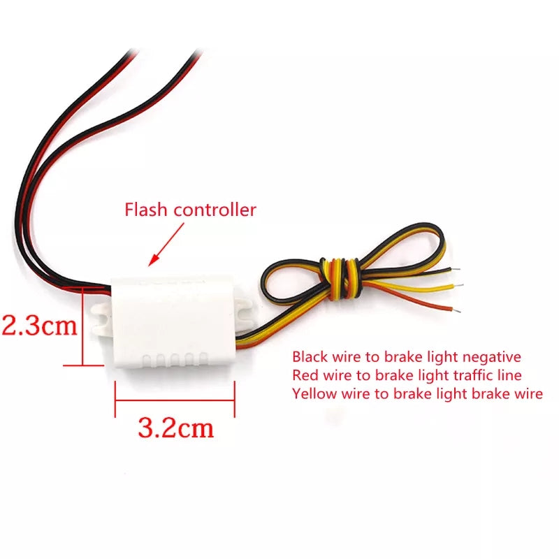 Car Police Strobe Lights Flashers 3 Led Stobe Lights For All Colors - Medaid International