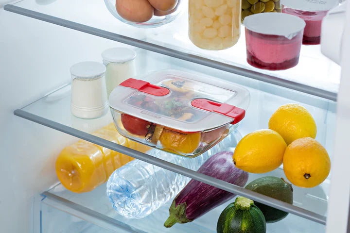 Pyrex, Cook & Heat Glass Square Dish With Lid 1 L