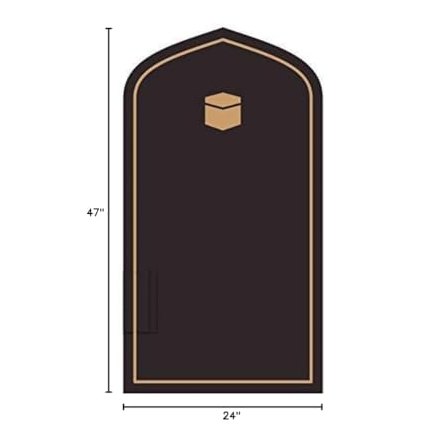 TAKVA The Pocket Sejadah™ | Portable Foldable Travel Prayer Mat, Waterproof, Ramadan/Eid Gift, Perfect Muslim Gift, Pocket Size (Design in Japan, Made in Turkey) - Medaid International