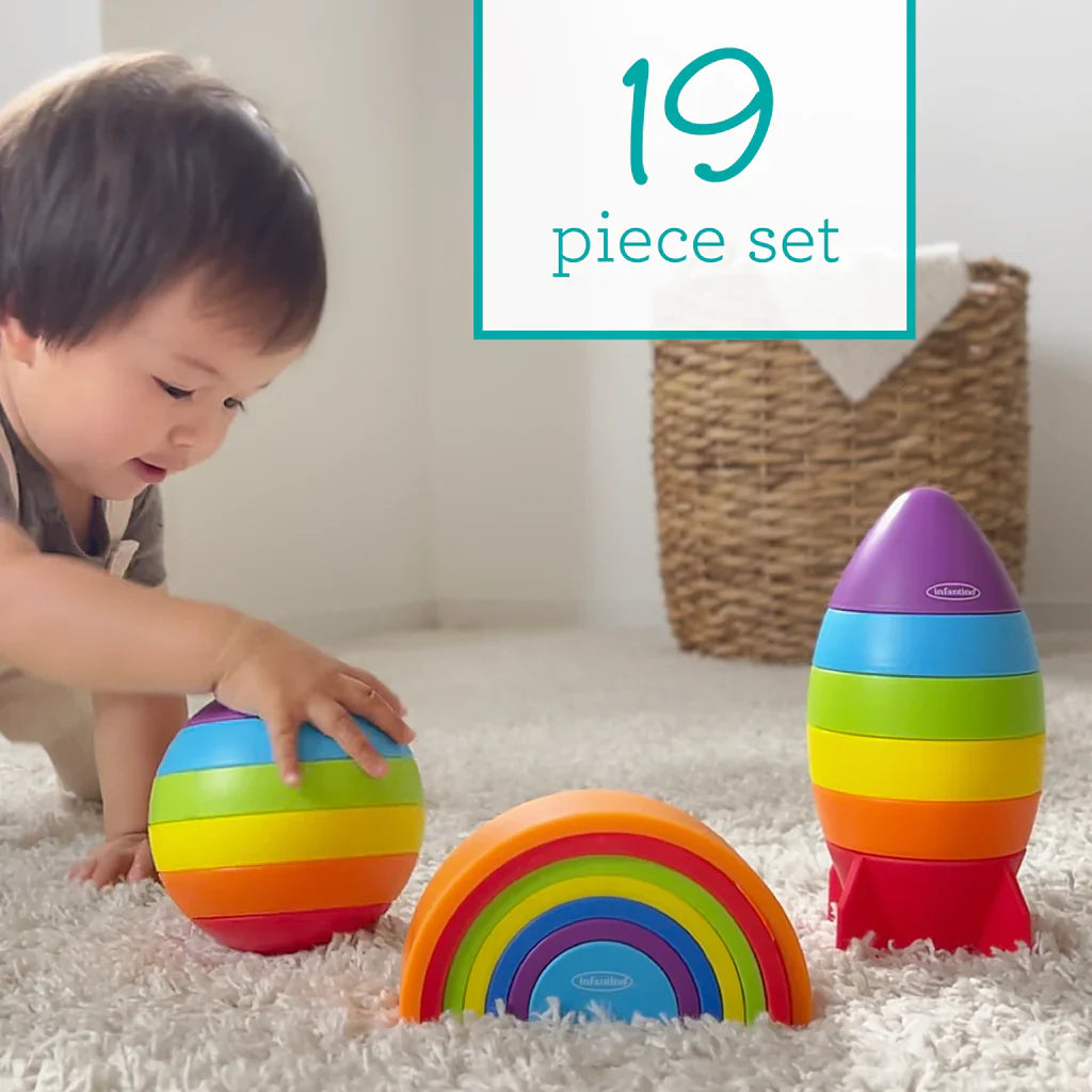 Infantino Imagination Stackers Playset