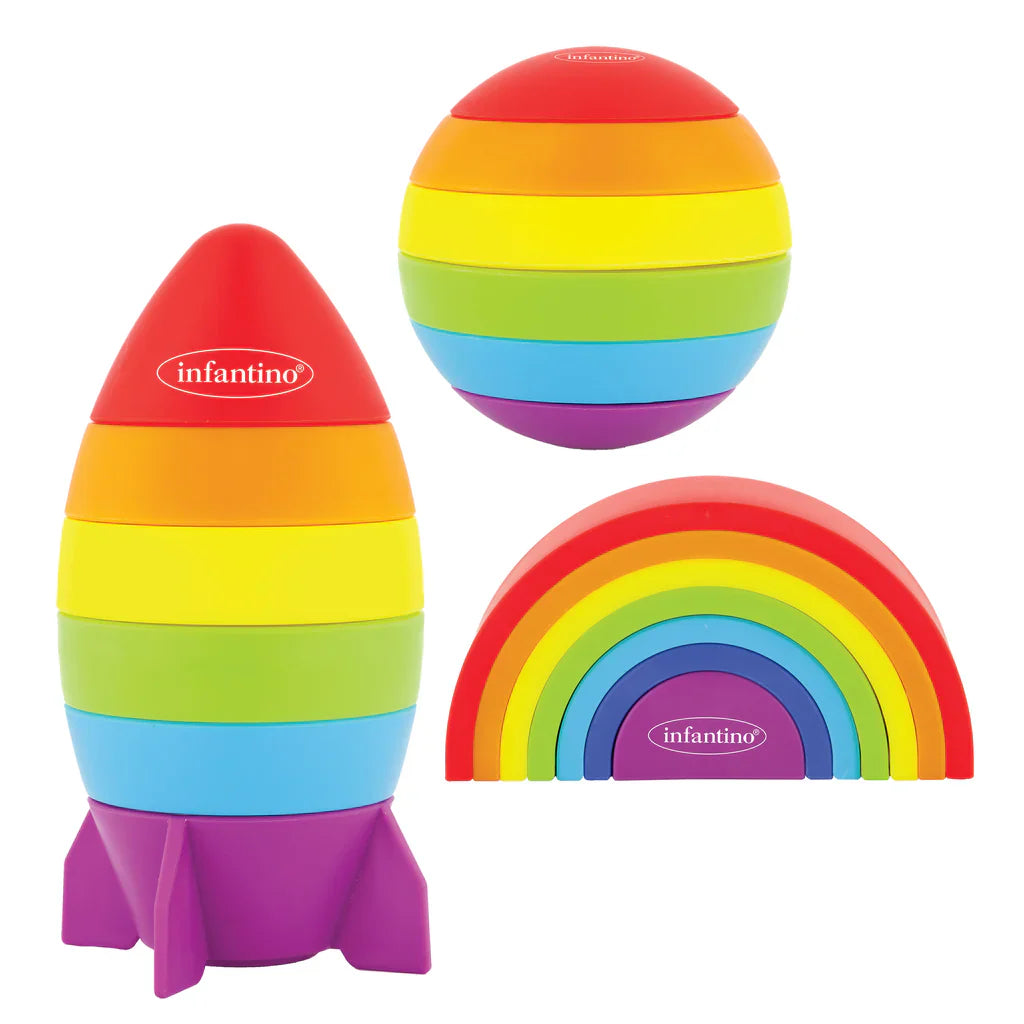 Infantino Imagination Stackers Playset