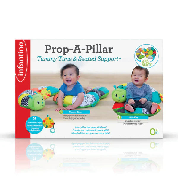 Infantino - Prop-A-Pillar - Tummy Time & Seated Support