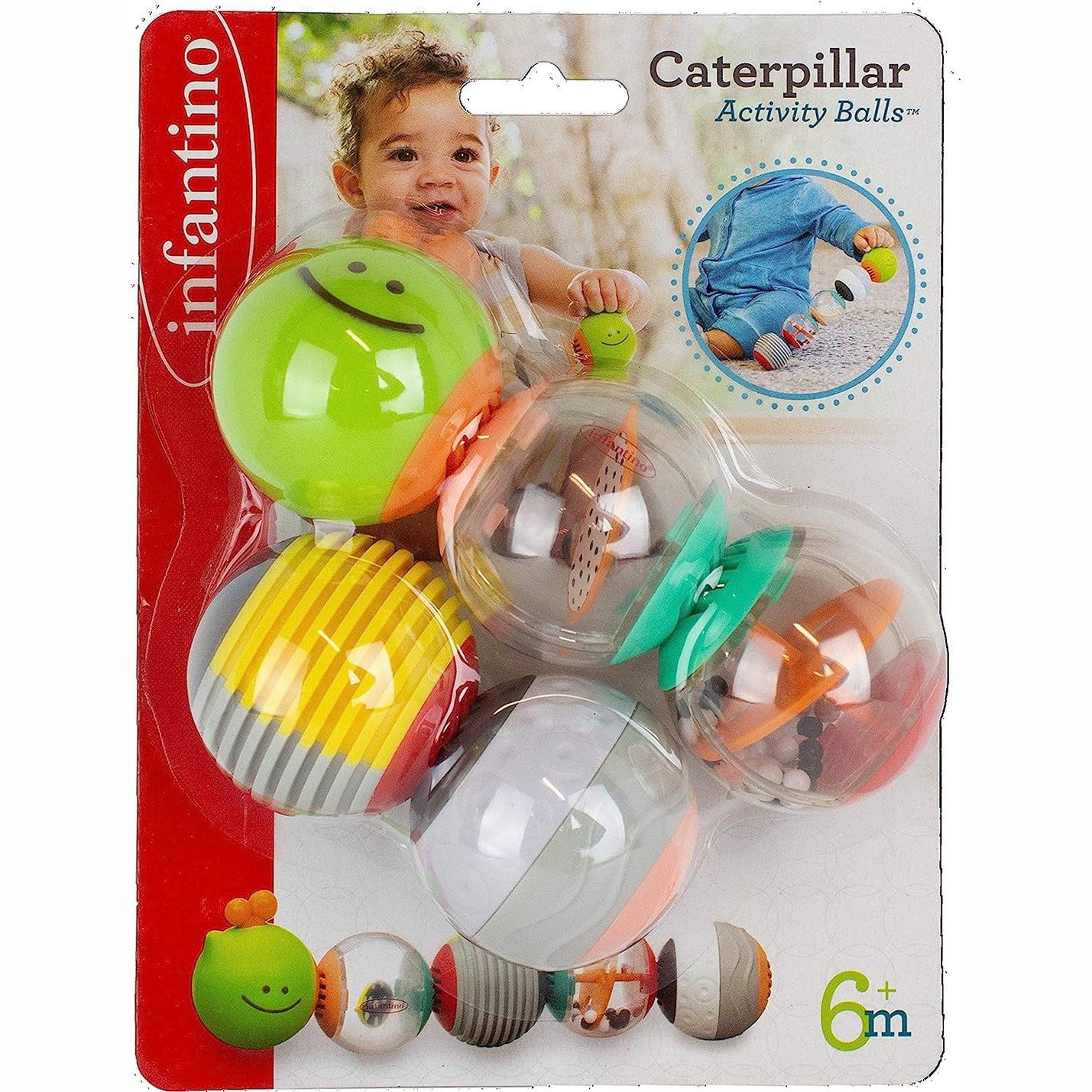 Infantino Caterpillar Activity Balls