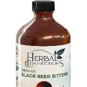 Organic Black Seed Bitters with Maca and Honey - Infused with 20+ Herbs and Roots - Vegan and Gluten-Free 16 Ounces - Medaid International