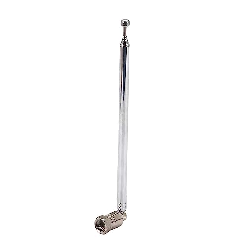 Leadigol - F Type 75 Ohm Radio Antenna with TV/3.5 Adapter, 3.5dBi Gain