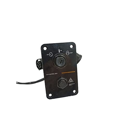 Powerob Tec - Outboard Single Engine Key Switch Panel Assembly for Yamaha, 12V, OEM 704-82580-08, Durable Design, Easy Installation