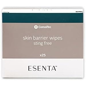 ConvaTec ESENTA Skin Barrier for Protection Around Stomas and Wounds, Silicone Based, Sting and Alcohol Free, 25ct Box (Case of 20) - Medaid International