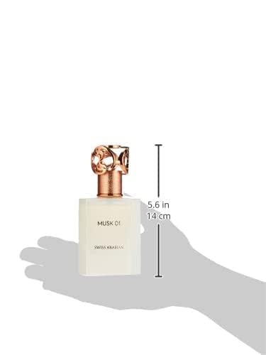 Swiss Arabian Musk 01 - Arabian Perfumes for Women and Men - Long Lasting Perfume - Spicy, Floral, Musk Perfume - Seductive Signature Aroma - 1.7 oz - Medaid International