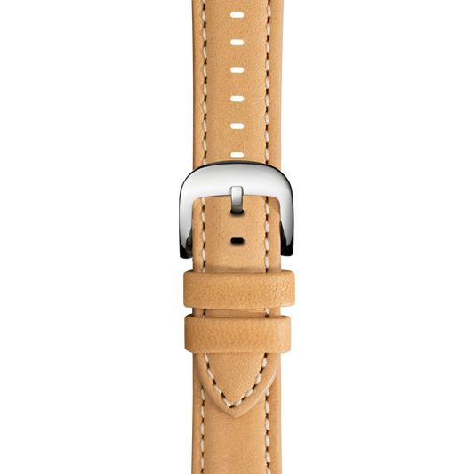 Shinola Men's Camel 18mm Natural Leather Watch Strap | Shinola In Lebanon