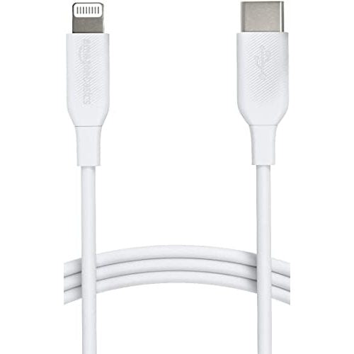 Amazon Basics - MFi Certified USB-C to Lightning Cable, 3ft, Fast Charging