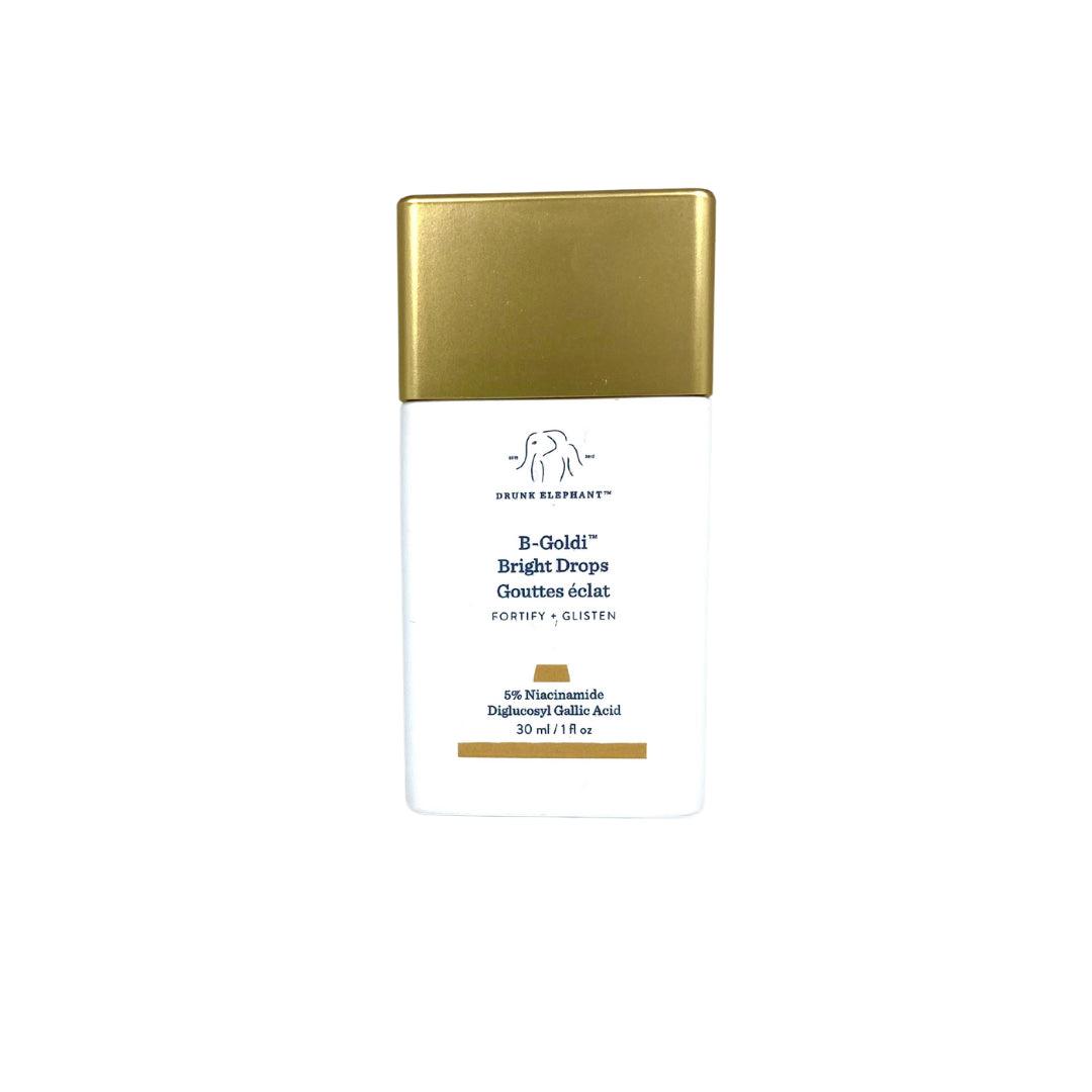 Drunk Elephant B-Goldi Bright Drops - 1 Fl Oz - Illuminates Skin & Fades Hyperpigmentation With 5% Niacinamide & Diglucosyl Gallic Acid - Medaid International